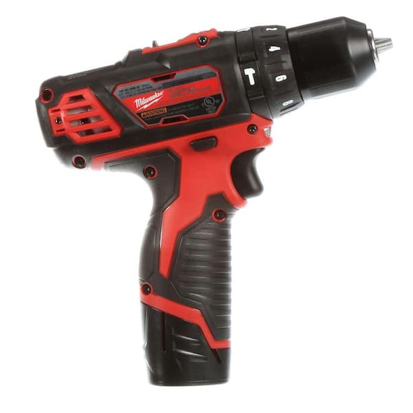 12V NiCd Cordless 3/8 in. Smart Select Drill with Battery 1.5Ah and Charger