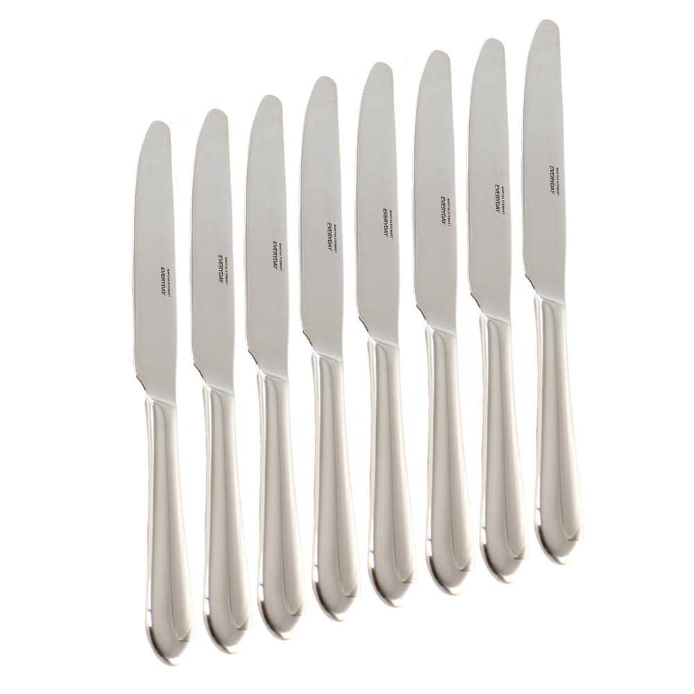 MARTHA STEWART Everyday 8Piece 18/10 Stainless Steel Dinner Knife Set