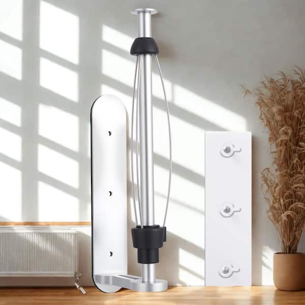 Magnetic Silver Wall Mount Paper Towel Holder Strong Magnetic Base One Hand Tear Adhesive Hanging for RV Kitchen