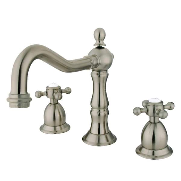 Kingston Brass Heritage 8 in. Widespread 2-Handle Bathroom Faucet in ...