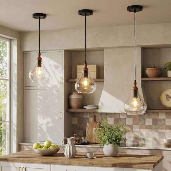 BYBLIGHT Farmhouse TreaDrop Kitchen Island Pendant Lighting 1
