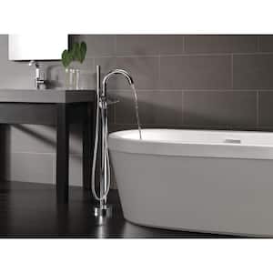 Synergy 60 in. x 32 in. Soaking Bathtub with Center Drain in White