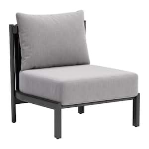 Horizon Outdoor Collection Gray Olefin Accent Chair