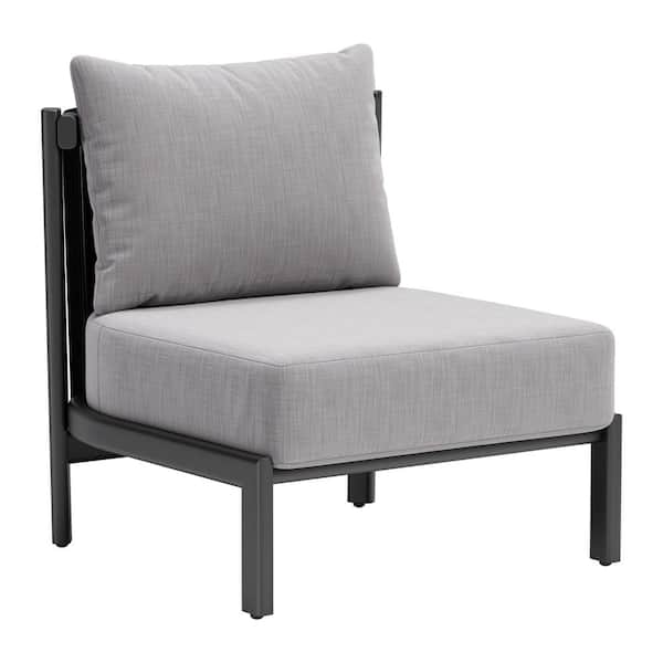 ZUO Horizon Outdoor Collection Gray Olefin Accent Chair