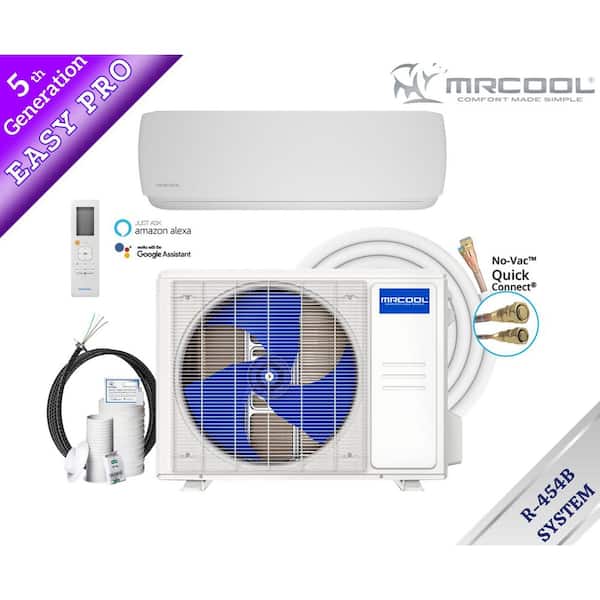 Easy Pro 5th Gen 24,000 BTU 2-Ton 18.9 SEER2 Ductless Mini-Split System with 16 ft. Line-230V-R454B