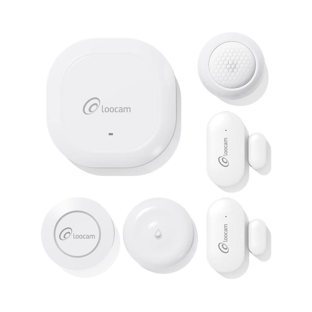 Wireless Home Alarm System 6-Piece, Smart Hub, Door Window Sensor, Water Leak Sensor, PIR Motion, Button, 2.4 GHz Wi-Fi price history on PriceWatchPro