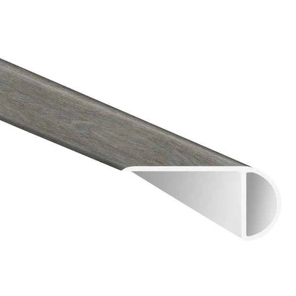 A&A Surfaces Dove Oak 1 in. T x 2.23 in. W x 94 in. L Luxury Vinyl Overlapping Stair Nose Molding