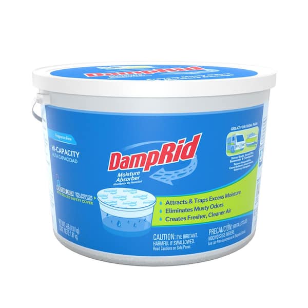 DampRid 4 lbs. Fragrance Free Hi-Capacity Moisture Absorber