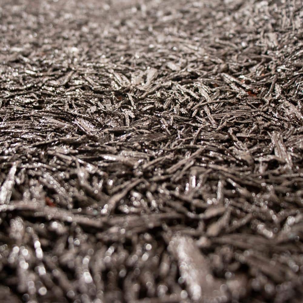 Reversible Red and Brown Recycled Rubber Mulch Pathway, 6 ft x 2 ft