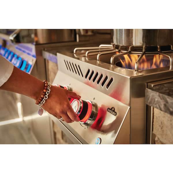 Built-In 700 Series 18 in. 2-Burner Power Natural Gas Side Burner in Stainless Steel