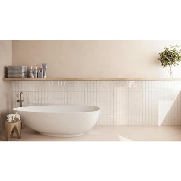 Playa Le Sel 3 in. x 10 in. Glossy Ceramic Subway Wall Tile (7.53 sq. ft. / Case)
