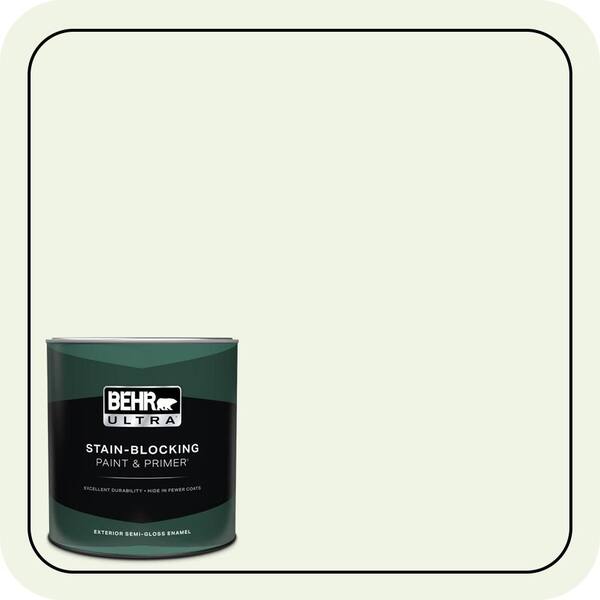 BEHR ULTRA 1 qt. #M370-1 Fresh Dew Semi-Gloss Enamel Exterior Paint & Primer