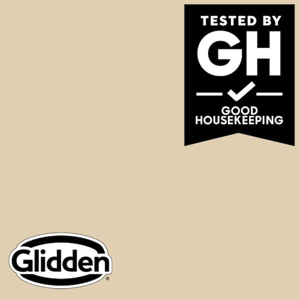 Glidden Premium 1 gal. PPG1086-3 Almond Cream Flat Interior Latex 