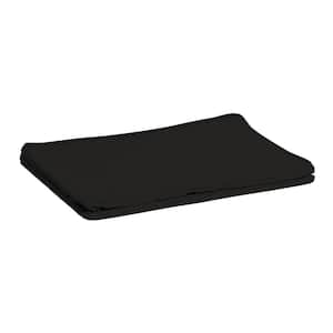 ProFoam 19 in. x 22 in. Outdoor Deep Seat Back Cushion Cover, Onyx Black