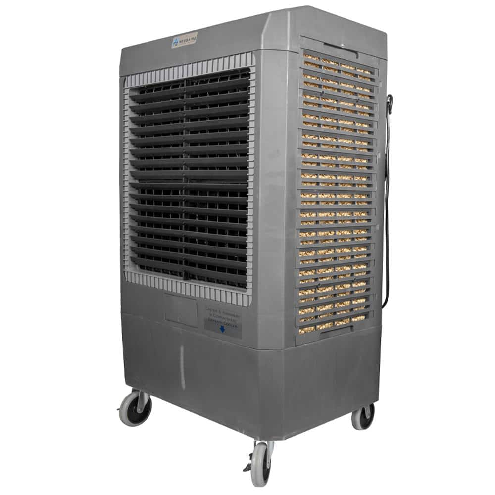 Hessaire 5,300 CFM 3-Speed Portable Evaporative Cooler (Swamp Cooler ...