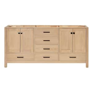 Cambridge 72 in. W x 21.5 in. D x 34.5 in. H Bath Vanity Cabinet without Top in Oak