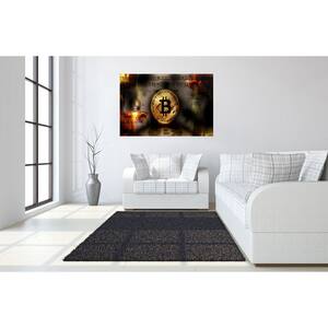 Classy Art 1-Piece Unframed Abstract Graphic Art 40 in. x 60 in