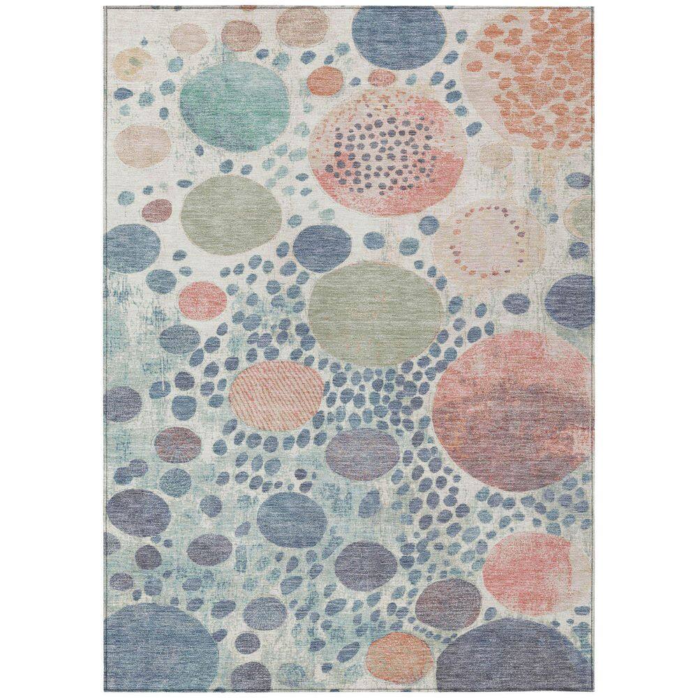 Chantille Machine Washable Indoor/Outdoor Abstract ACN1895 Denim 3 ft. x 4 ft. Area Rug price history on PriceWatchPro