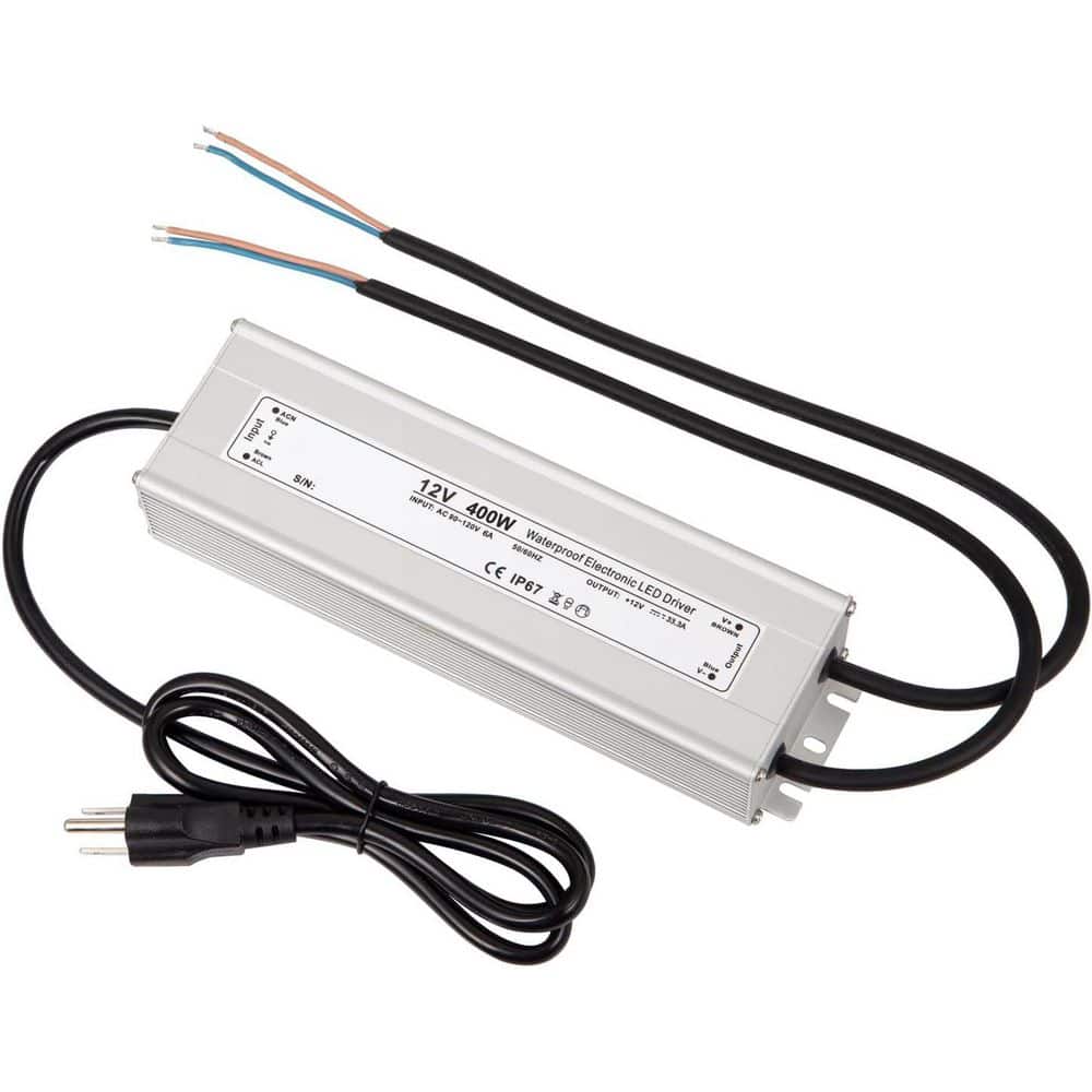 YICHUHAOXI LED Driver 12V400W Waterproof Power Transformer AC to