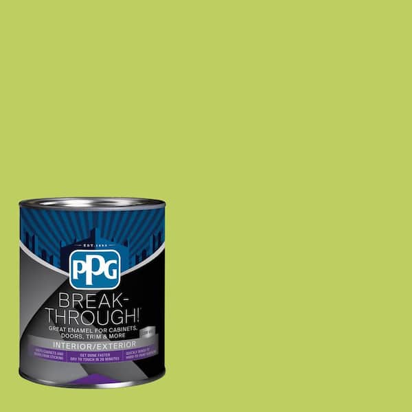 Break-Through! 1 qt. PPG1219-5 Boogie Blast Semi-Gloss Door, Trim & Cabinet Paint
