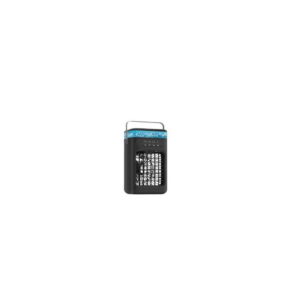 2-4H Timer 11.6 in. Evaporative Mini Portable Air Cooler with 3-Speeds and 2-Mist Modes, 180° Oscillation, 7-Color Light