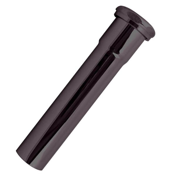 Westbrass 1-1/4 in. O.D. x 8 in. Slip Joint Extension Tube for Bathroom Drains, Oil Rubbed Bronze