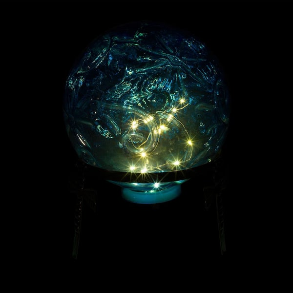 Glass Globe Light-up Glass Buoy 6 (Medium, Light Blue) – Georges Whitstable