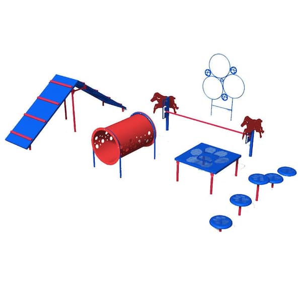 Ultra Play Playful Colors Dog Park Commercial Intermediate Course