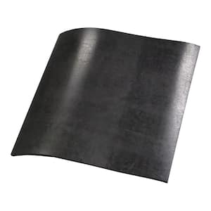 General Purpose Black 0.125 in. x 6 in. x 6 in. Rubber Sheet 60A (5-Pack)