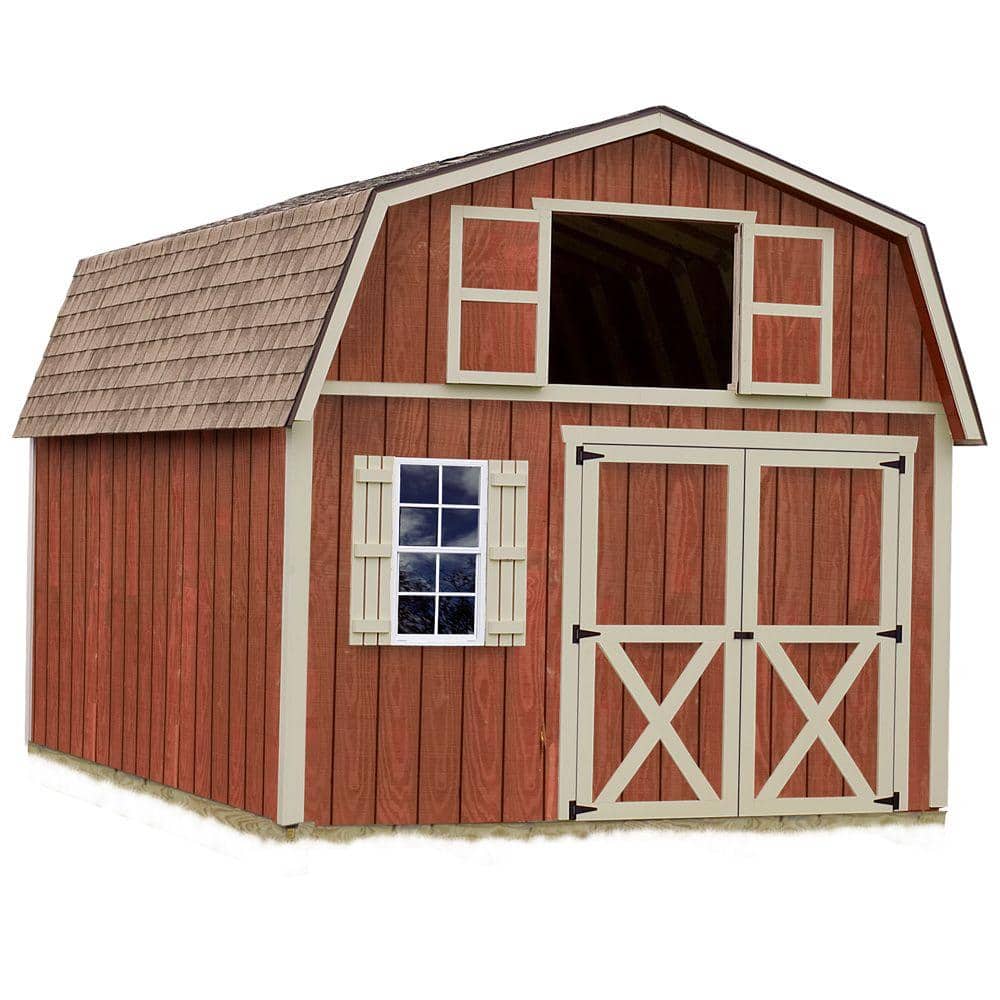 Best Barns Millcreek 12 Ft X 16, Home Depot Outdoor Wood Storage Sheds
