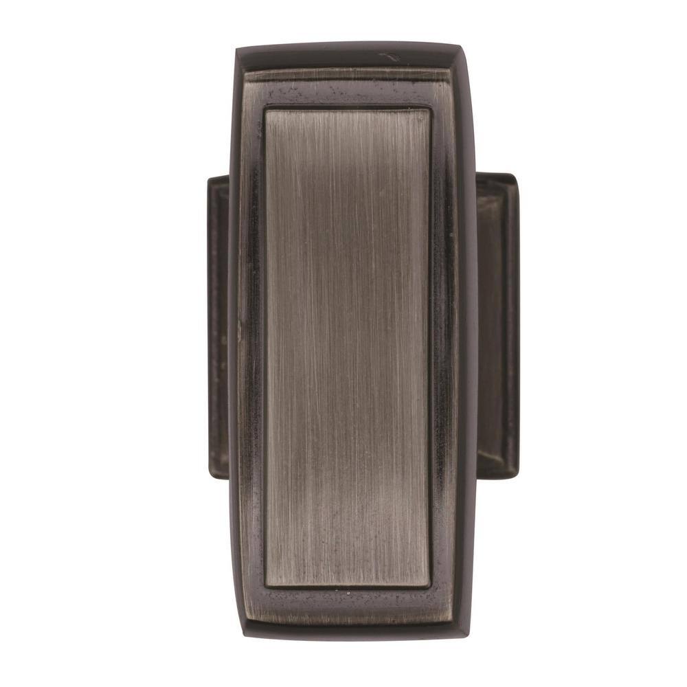 Gunmetal T-Handle Cabinet Knob with Mounting Hardware