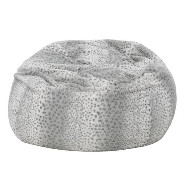 Noble House Joplin Silver Dusk Bean Bag Cover (25 in. x 34 in. x 34 in.)