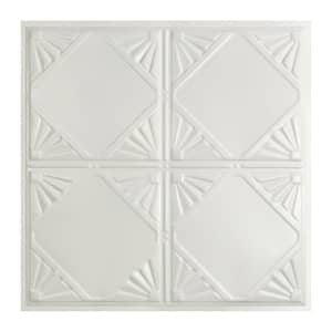 Erie 2 ft. x 2 ft. Lay-In Tin Ceiling Tile in Gloss White (20 sq. ft./case)