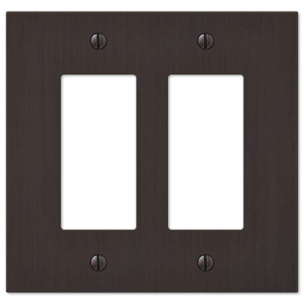 Reviews for AMERELLE Barnard 2 Gang Rocker Metal Wall Plate - Aged