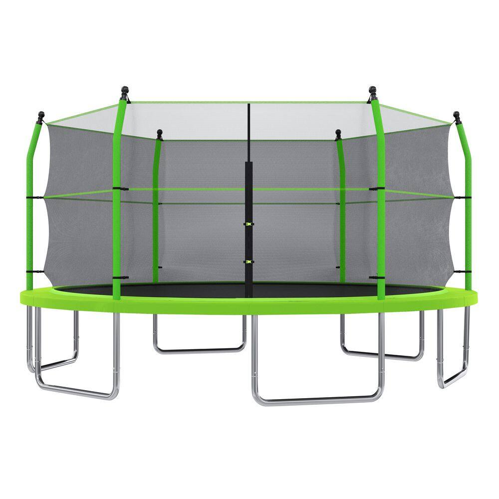 16 ft Outdoor Trampoline with Ladder and Enclosure Net price history on PriceWatchPro