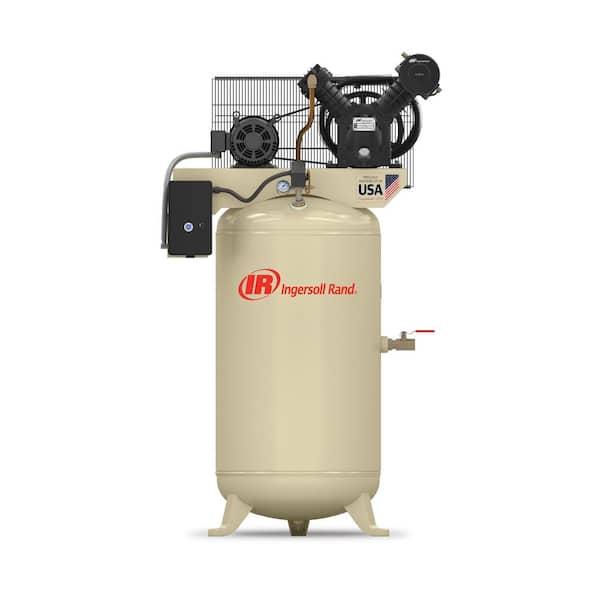 Ingersoll Rand Type 30 Reciprocating 80-Gal. 5 HP Electric 230-Volt Single Phase Air Compressor