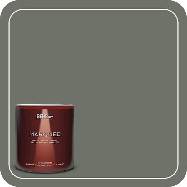BEHR MARQUEE 1 qt. #ECC-41-3 Laurel Oak Matte Interior Paint & Primer