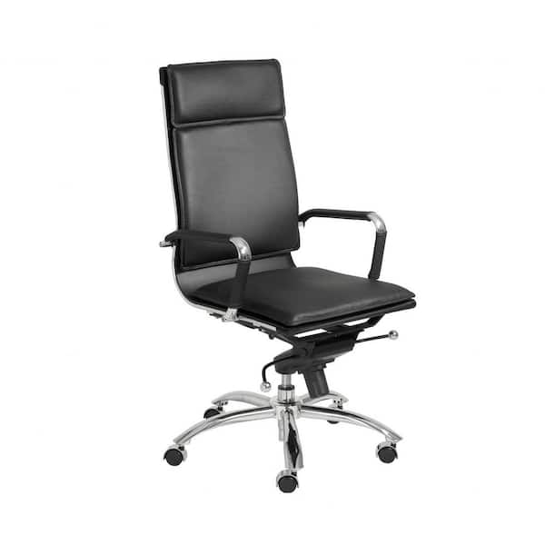 HomeRoots High Back and Neck Support Black Mesh Office Chair in the Office  Chairs department at