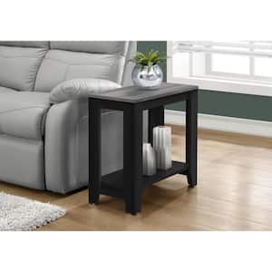 Black and Grey End Table