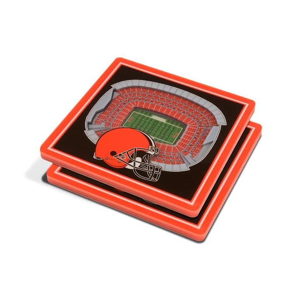 NFL Cleveland Browns 3D StadiumViews Coasters