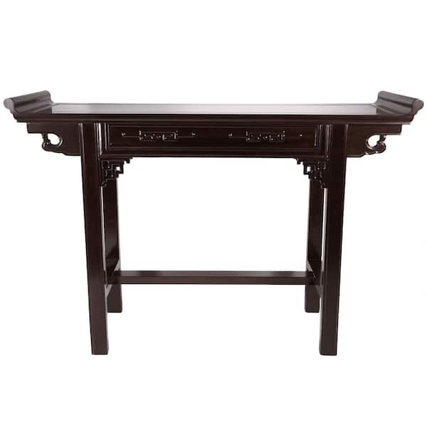 Red Lantern Qing Red End Table