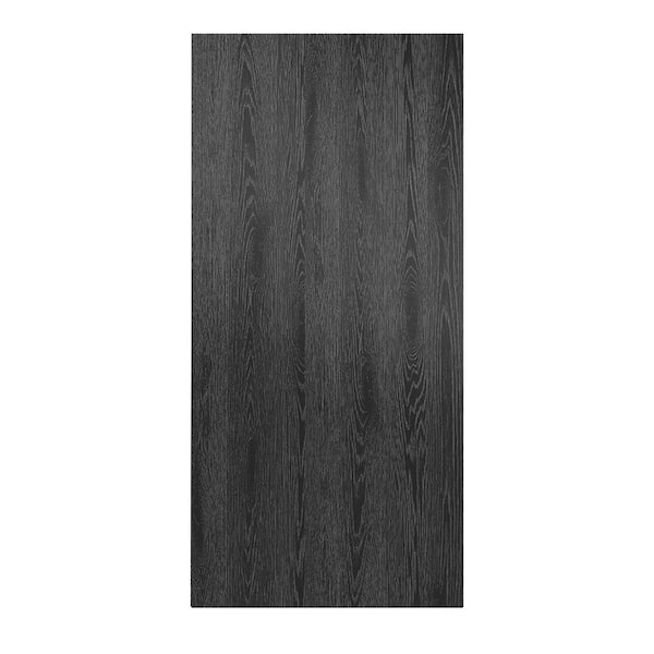 CALHOME 1/8 in. x 48 in. x 8 ft. Square Edge Black Finished Elm Veneer Boards (5-Pieces)
