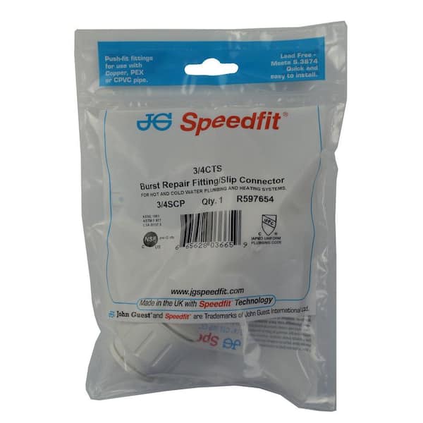 Jg Speedfit 3 4 In Burst Pipe Repair Kit 3 4scp The Home Depot