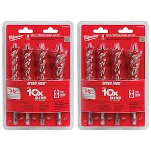 SPEED FEED Auger Wood Drilling Bit Set (8-Piece)