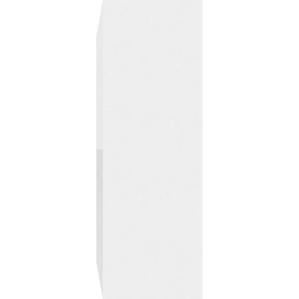 Ekena Millwork 1 in. D x 3 in. W x 93 in. L Primed Polyurethane Panel Moulding