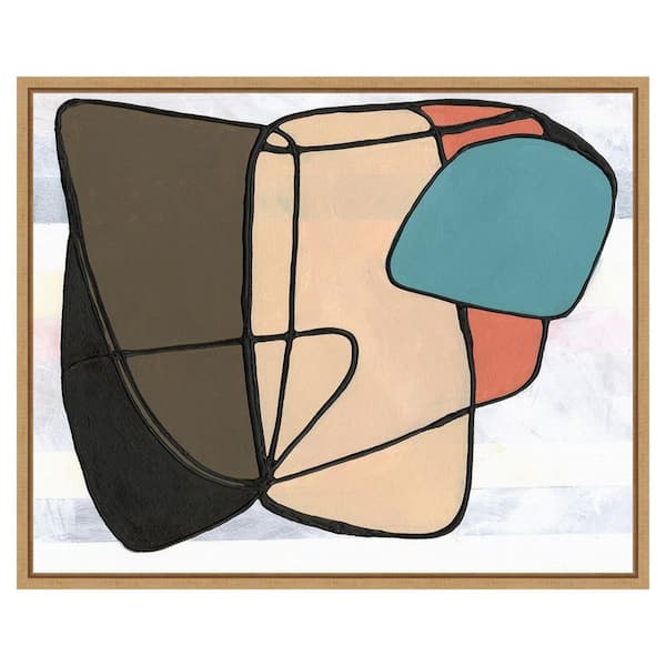 Amanti Art Future Modern II by Vanna Lam 1-Piece Floater Frame Canvas Giclee Abstract Art Print 23 in. x 28 in.