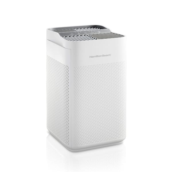 827 sq. ft. Air Purifier in White with TrueAir EverLasting Reusable Filters
