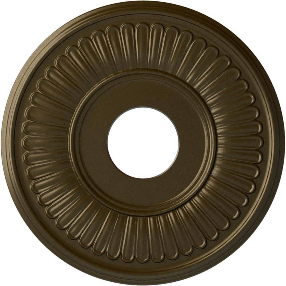 "15-3/4"" x 3-7/8"" ID x 3/4"" Berkshire Urethane Ceiling Medallion (Fits Canopies upto 7""), Brass" price history on PriceWatchPro
