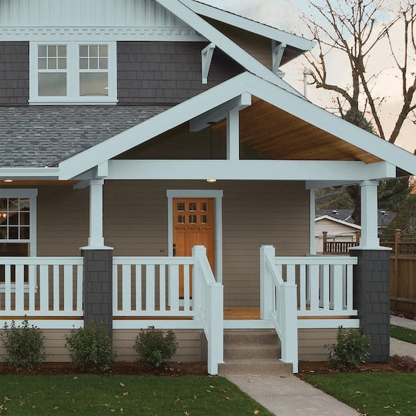 Glidden Premium 1 gal. PPG1034-4 Misty Surf Semi-Gloss Exterior