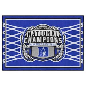 Duke University Blue 2022 NCAA Basketball National Championship 3 ft. x 5 ft. Area Rug